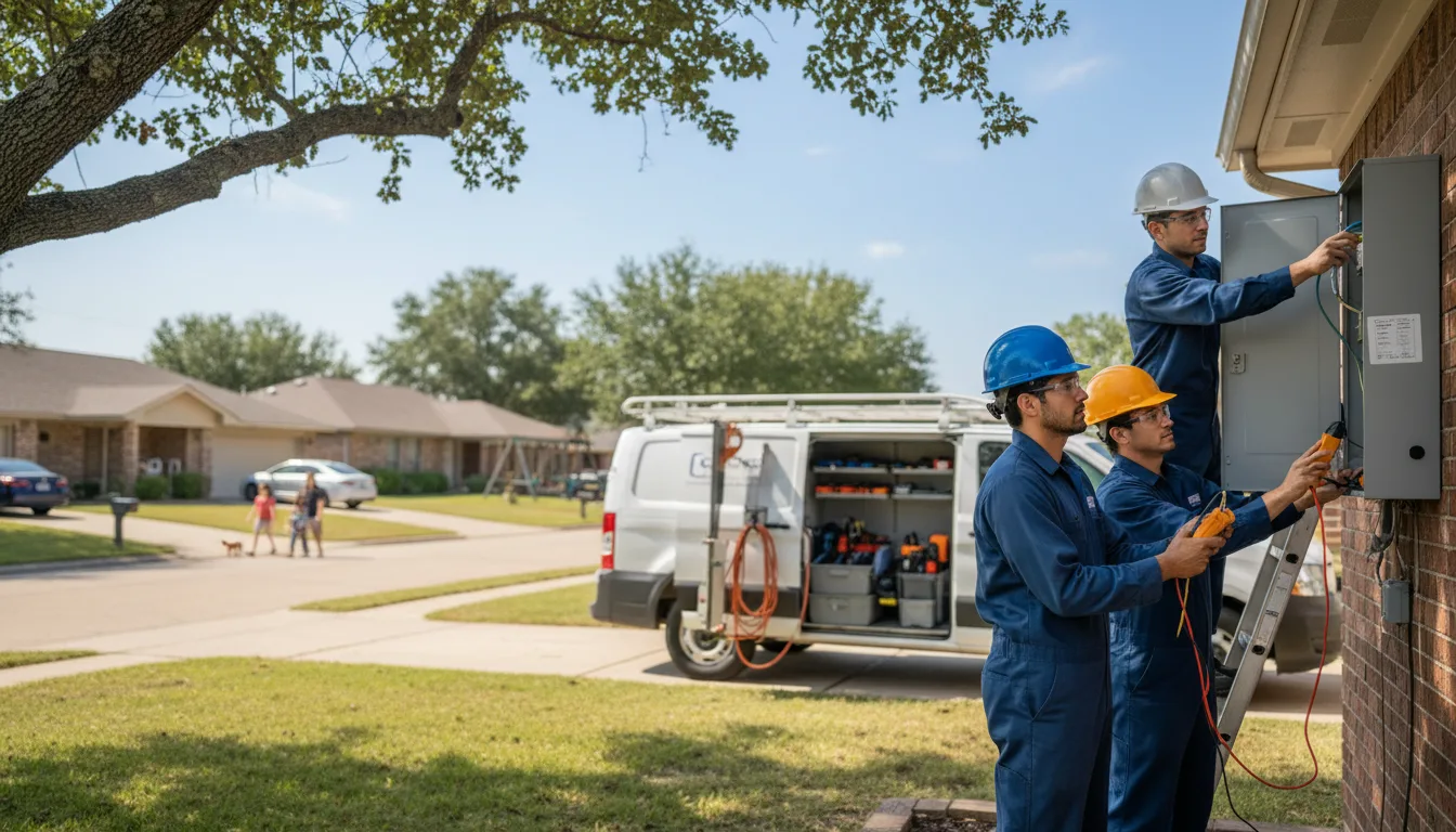 Certified electrician providing emergency electrical services in Nottingham, PA